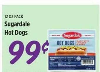 Rouses Sugardale Hot Dogs offer