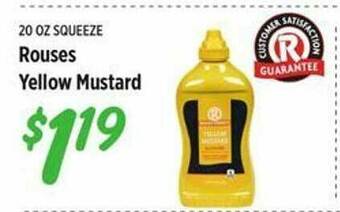 Rouses Rouses Yellow Mustard offer