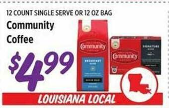 Rouses Community Coffee offer