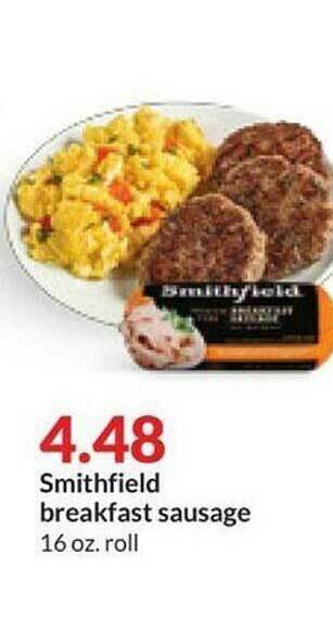 Hy-Vee Smithfield Breakfast Sausage offer