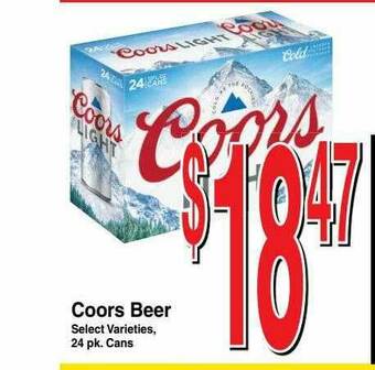 Super Saver Coors Beer offer