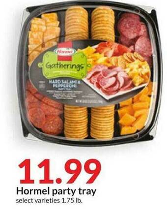 Hy-Vee Hormel Party Tray offer