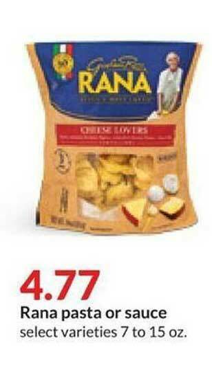 Hy-Vee Rana Pasta Or Sauce offer