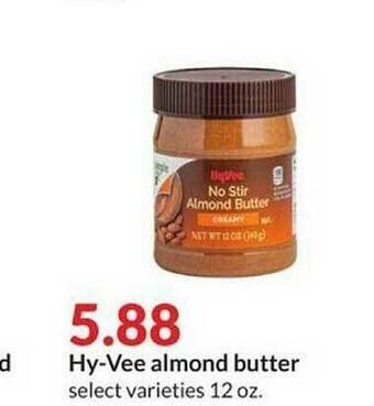 Hy-Vee Hy-Vee Almond Butter offer
