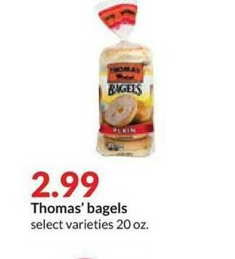 Hy-Vee Thoma's Bagels offer