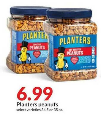 Hy-Vee Planters Peanuts offer