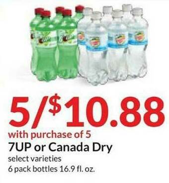 Hy-Vee 7UP Or Canada Dry offer