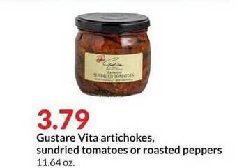 Hy-Vee Gustare Vita Artichokes, Sundried Tomatoes Or Roasted Peppers offer