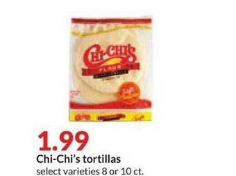 Hy-Vee Chi-Chi's Tortillas offer