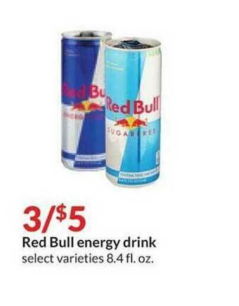 Hy-Vee Red Bull Energy Drink offer