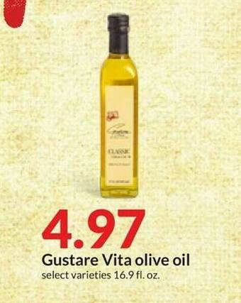 Hy-Vee Gustare Vita Olive Oil offer