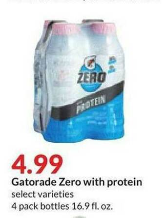 Hy-Vee Gatorade Zero With Protein offer