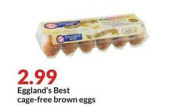 Hy-Vee Eggland's Best Cage-Free Brown Eggs offer