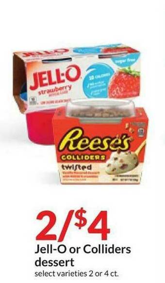 Hy-Vee Jell-O Or Colliders Dessert offer