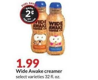 Hy-Vee Wide Awake Creamer offer