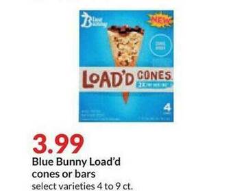 Hy-Vee Blue Bunny Load'd Cones Or Bars offer