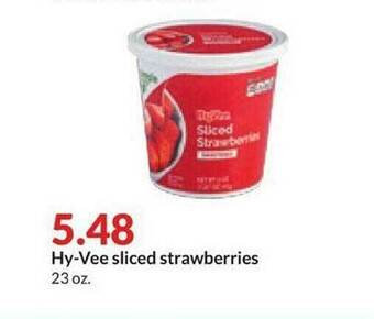 Hy-Vee Hy-Vee Sliced Strawberries offer