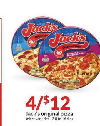 Hy-Vee Jack's Original Pizza offer