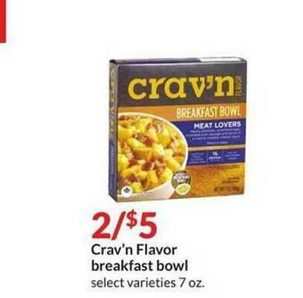 Hy-Vee Crav'n Flavor Breakfast Bowl offer