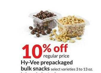 Hy-Vee Hy-Vee Prepackaged Bulk Snacks offer