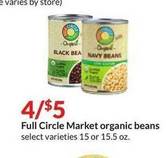 Hy-Vee Full Circle Market Organic Beans offer