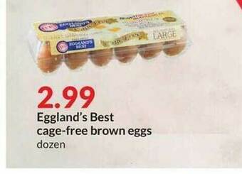 Hy-Vee Eggland's Best Cage-Free Brown Eggs offer