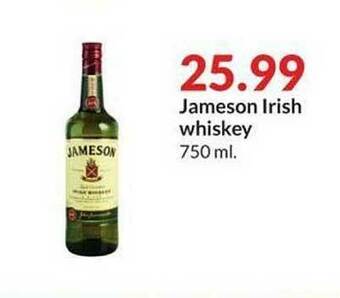 Hy-Vee Jameson Irish Whiskey offer