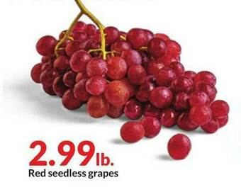 Hy-Vee Red Seedless Grapes offer