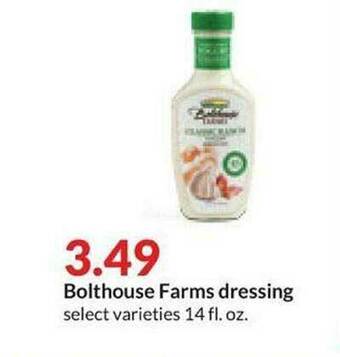 Hy-Vee Bolthouse Farms Dressing offer