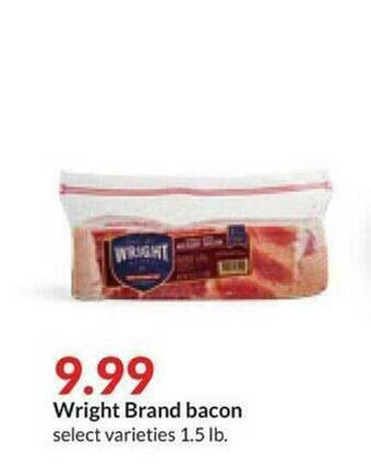 Hy-Vee Wright Brand Bacon offer