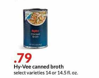 Hy-Vee Hy-Vee Canned Broth offer