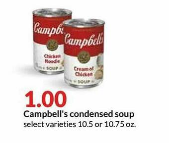 Hy-Vee Campbell's Condensed Soup offer