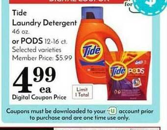 Pavilions Tide Laundry Detergent offer