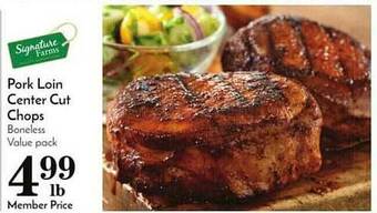 Pavilions Pork Loin Center Cut Chops offer
