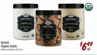 Sprouts Farmers Market Sprouts Organic Gelato offer