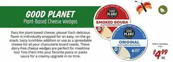 Sprouts Farmers Market Good Planet Plant-Based Cheese Wedges offer