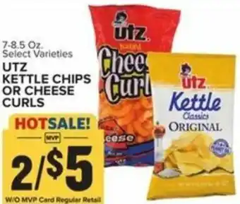 Food Lion UTZ Kettle Chips Or Cheese Curls offer