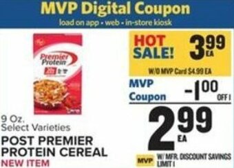 Food Lion Post Premier Protein Cereal offer