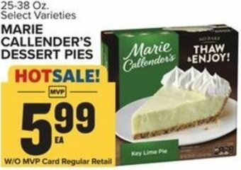 Food Lion Marie Callender's Dessert Pies offer