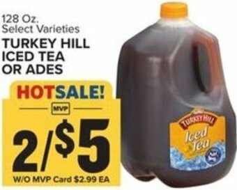 Food Lion Turkey Hill Iced Tea Or Ades offer