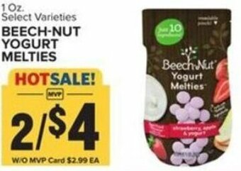 Food Lion Beech-Nut Yogurt Melties offer