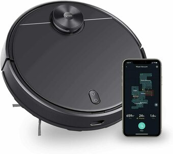 Walmart Wyze Robot Vacuum with LiDAR Room Mapping, 2,100Pa Strong Suction, Wi-Fi Connected Robotic Vacuum & Self-Charging offer