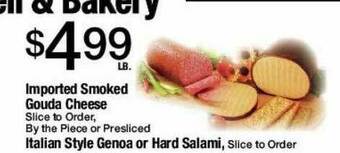 Jons International Imported Smoked Gouda Cheese offer