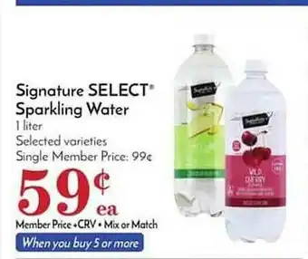 Pavilions Sparkling Water offer