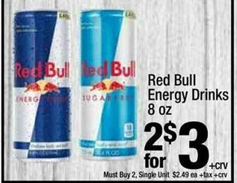 Super King Markets Red Bull Energy Drinks offer
