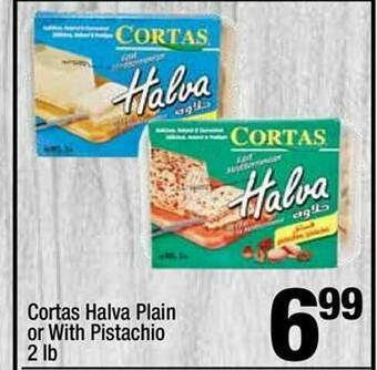 Super King Markets Cortas Halva Plain Or With Pistachio offer