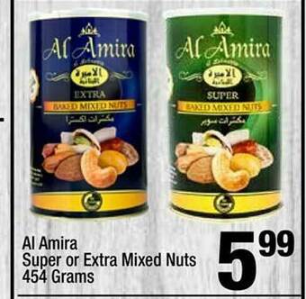 Super King Markets Al Amira Super Or Extra Mixed Nuts offer