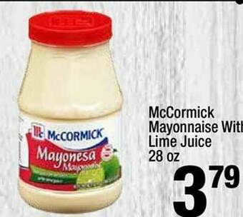 Super King Markets Mccormick Mayonnaise With Lime Juice offer