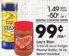 Kroger Lay's Stax offer