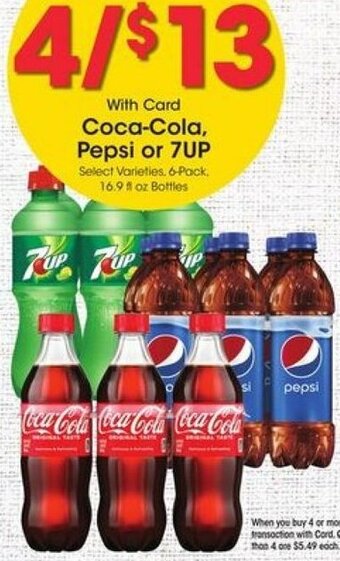 Kroger Coca-Cola, Pepsi Or 7UP offer